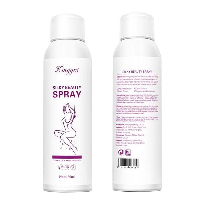 Hair Removal Spray — Painless | Gentle on Skin | No Razor No Wax