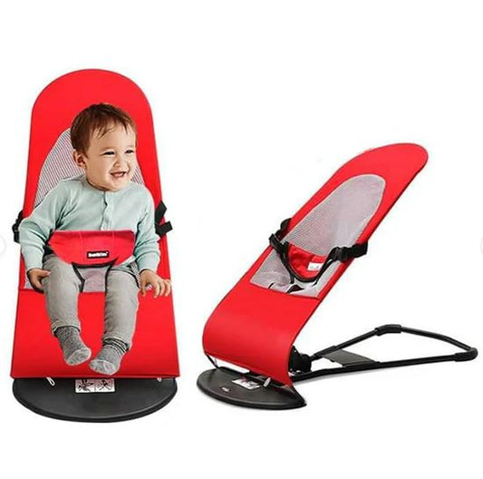 Foldable Baby Bouncer Chair — 3 Height Modes | Breathable and Safe | Fast Delivery